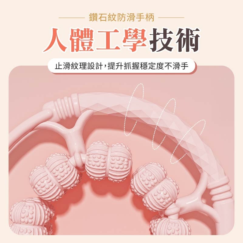 32輪環形按摩器 32滾輪按摩器 滾輪舒壓環 環形夾腿器 32輪夾腿按摩器-細節圖5