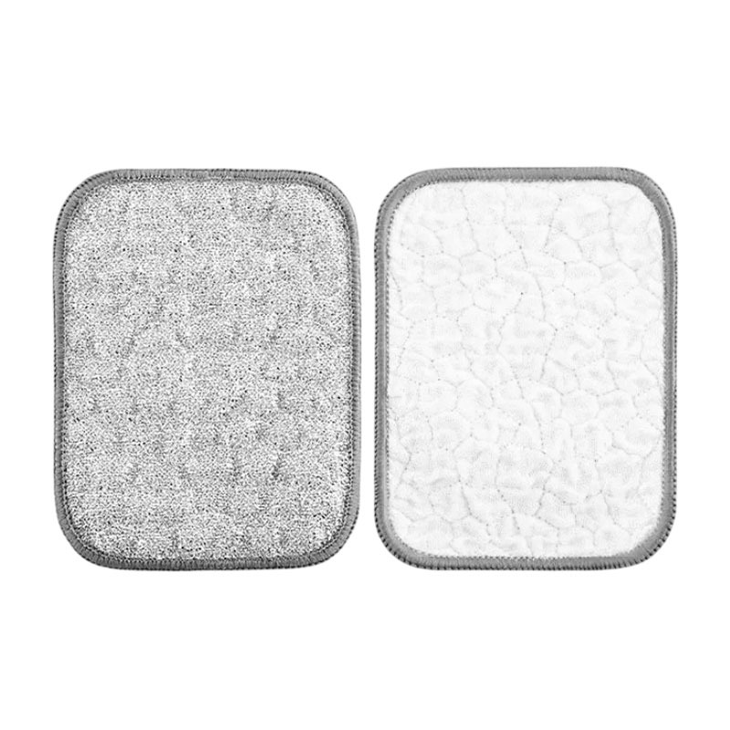 雙面銀絲洗碗布 10入 鋼絲洗碗布 銀絲抹布 百潔布 鋼絲抹布-細節圖2