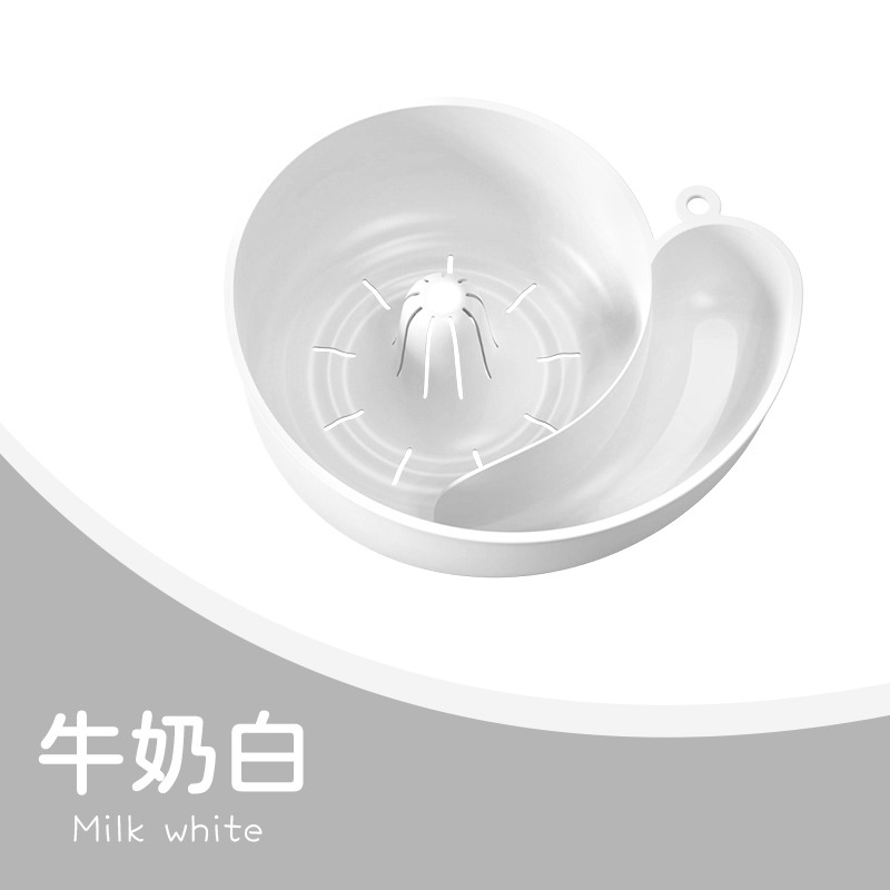 蝸牛清洗瀝水籃 蝸牛瀝水籃 水果清洗籃 自動清洗瀝水籃 懶人免手洗瀝水籃 果蔬清洗器 蝸牛清洗籃-規格圖9