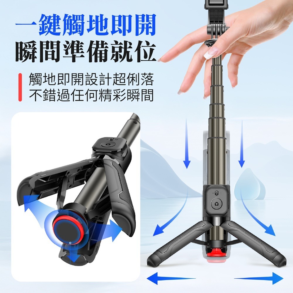 Mini丟丟自拍棒 TT21 迷你自拍棒 迷你丟丟桿 藍牙自拍棒 自拍桿 多功能自拍桿 腳架 手機架-細節圖2