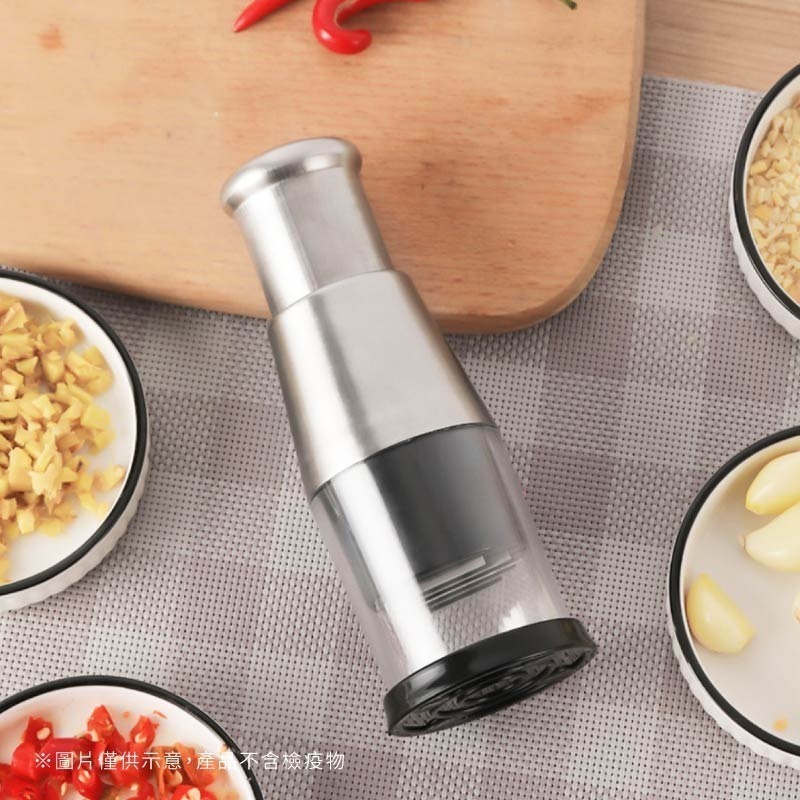 不鏽鋼拍拍刀 手壓切蒜器 拍拍刀搗蒜器 不銹鋼切蒜器 拍拍刀-細節圖11