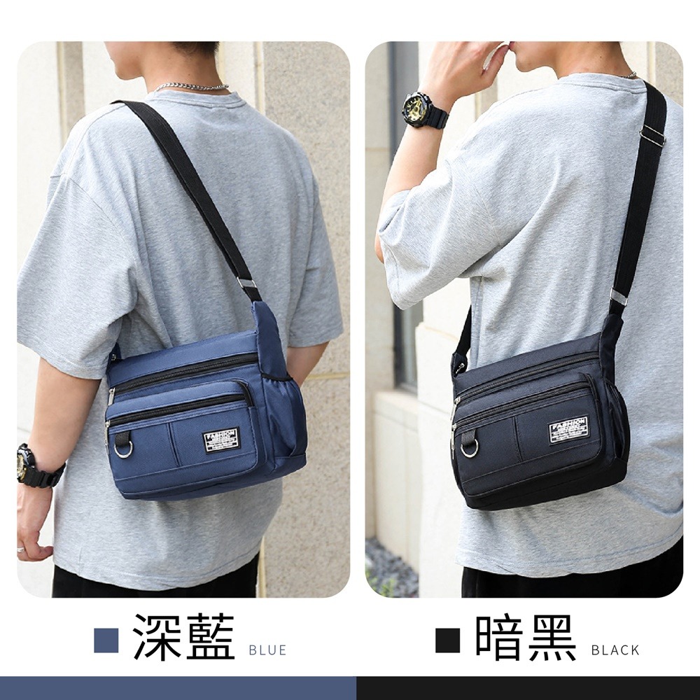 多層輕便斜背包 五層斜背包 機能斜挎包 多功能包包 男士斜背包 大容量斜背包 側背包 斜肩包 斜背包 多層包-細節圖9