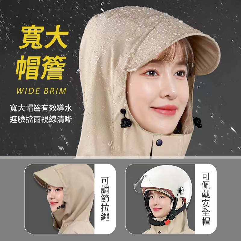 一體式雨衣 一件式雨衣 連身雨衣 機車雨衣 雨衣斗篷-細節圖4