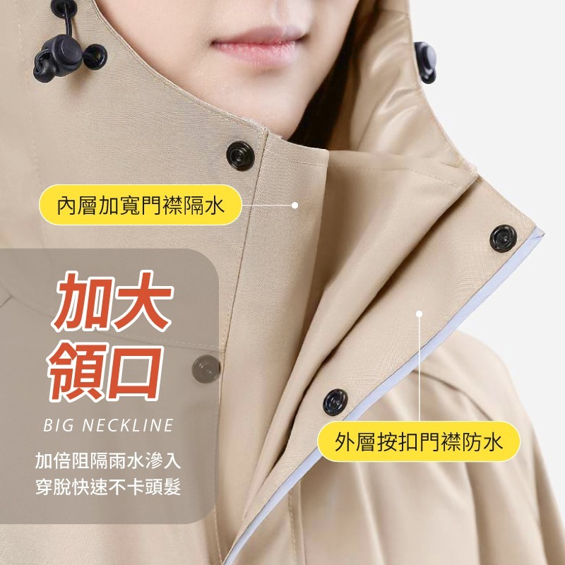 一體式雨衣 一件式雨衣 連身雨衣 機車雨衣 雨衣斗篷-細節圖5