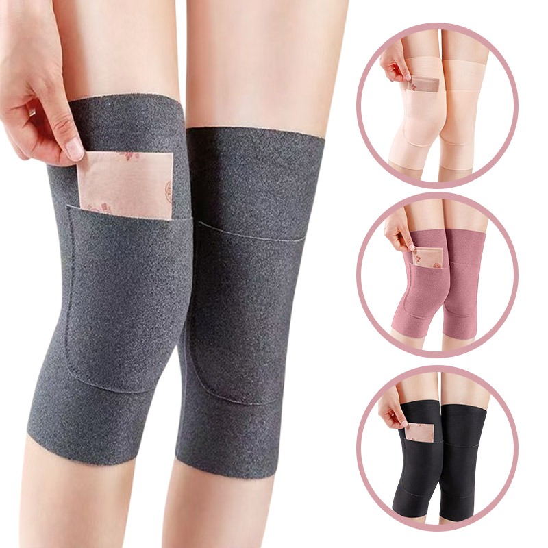 保暖膝蓋套 保暖膝蓋保護套 可放暖暖包膝蓋套 德絨護膝蓋帶 防寒膝蓋套 保暖護腿套 口袋膝蓋保護套-細節圖2