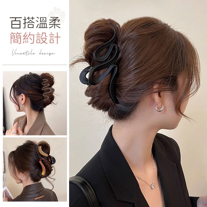 美拉德鯊魚夾 抓夾 髮夾 韓系鯊魚夾-細節圖4