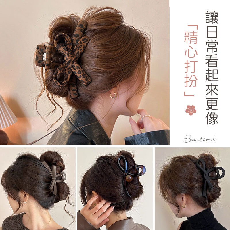 美拉德鯊魚夾 抓夾 髮夾 韓系鯊魚夾-細節圖5