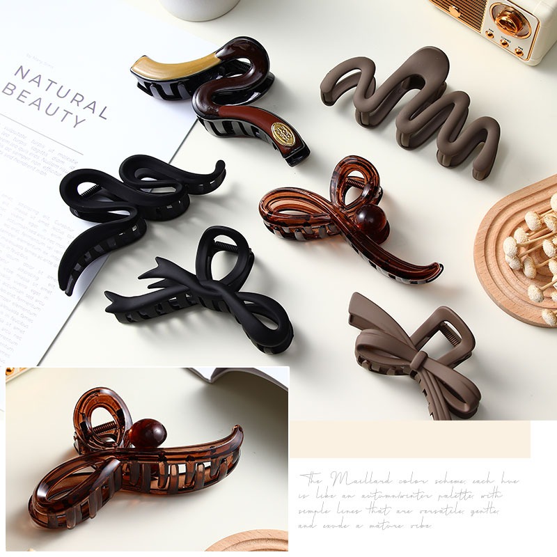 美拉德鯊魚夾 抓夾 髮夾 韓系鯊魚夾-細節圖7