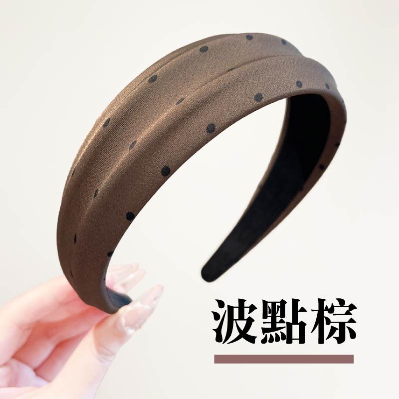 秋冬復古髮箍 秋冬髮箍 紅色復古髮箍 聖誕紅素色髮箍 大紅色髮箍 復古寬邊頭箍-規格圖11