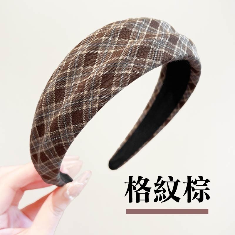 秋冬復古髮箍 秋冬髮箍 紅色復古髮箍 聖誕紅素色髮箍 大紅色髮箍 復古寬邊頭箍-規格圖11