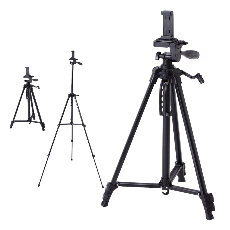 快裝伸縮攝影三腳架 送手機夾+收納袋 快裝攝影腳架 F-3366T腳架 140cm攝影腳架 1/4螺絲腳架-細節圖2