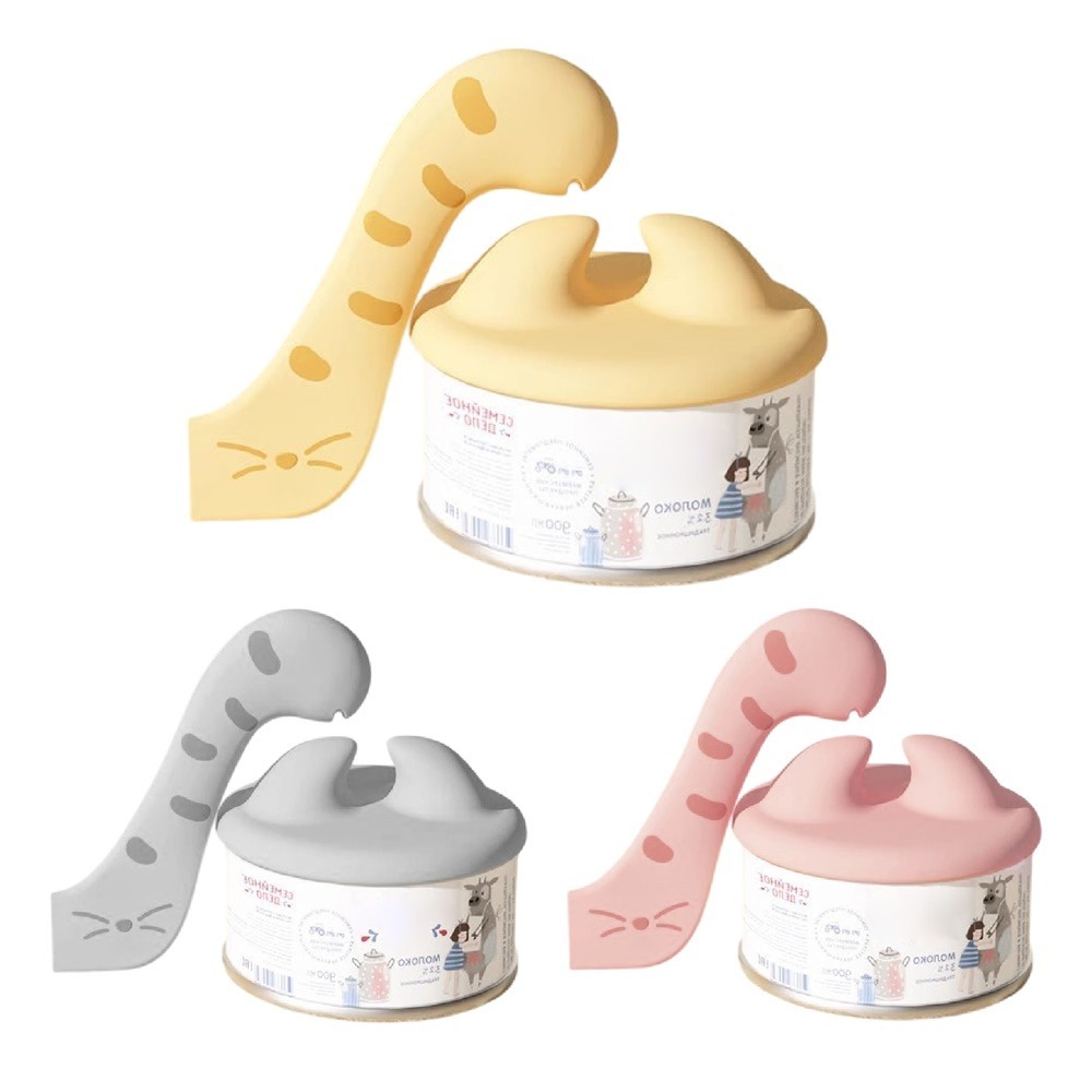 寵物開罐密封器 寵物罐頭勺 寵物罐頭蓋 貓咪罐頭蓋 罐頭密封蓋 寵物開罐器 貓罐頭開罐器 罐頭蓋 罐頭勺-細節圖2