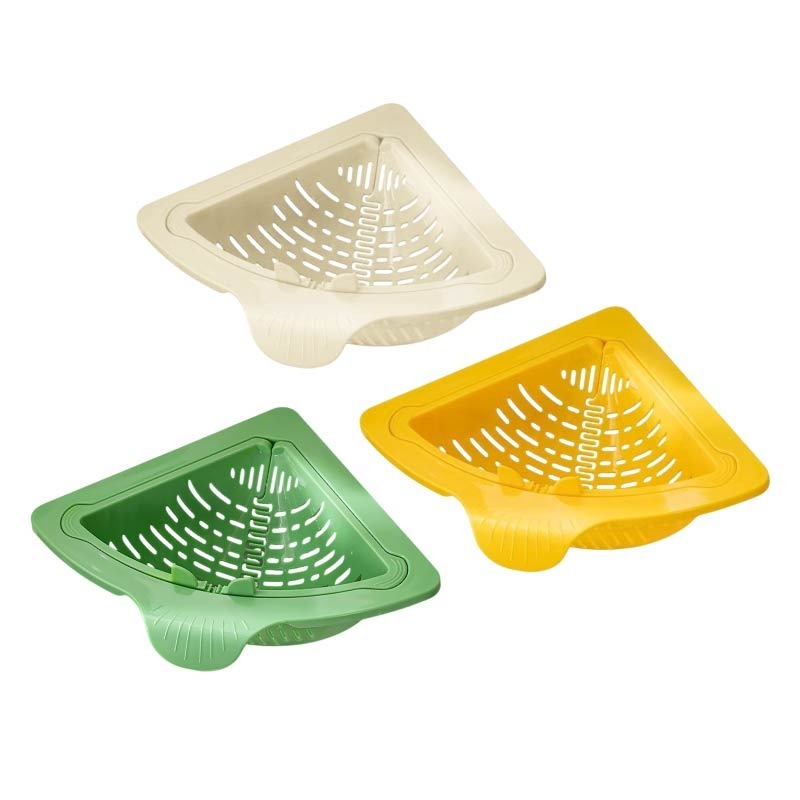 磁吸水槽過濾籃 磁吸瀝水籃 水槽三角籃 磁吸式瀝水過濾籃 磁吸三角瀝水籃-細節圖2