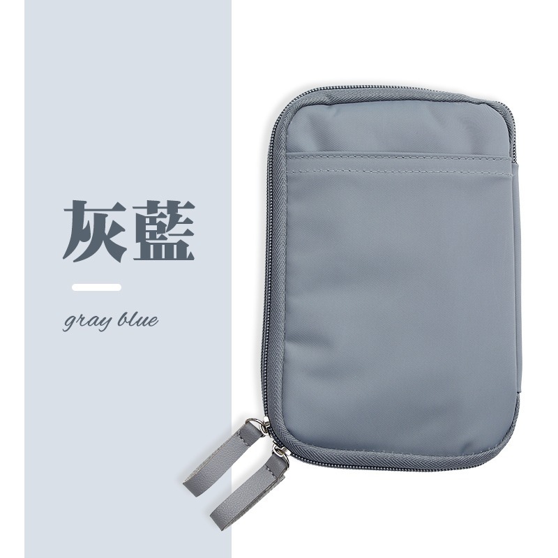 旅行護照包 純色尼龍旅行護照包 護照保護套 多功能護照夾 護照收納包 出國隨身包 防撞護照包-規格圖10