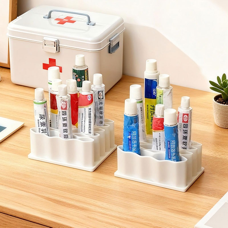 藥膏收納架 刷具晾曬 化妝品收納 筆架-細節圖8