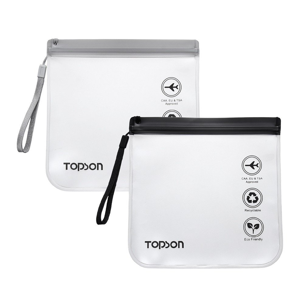 TOPSON 登機專用夾鏈袋 登機夾鏈袋 登機透明袋 EVA透明袋 防水密封袋-細節圖2