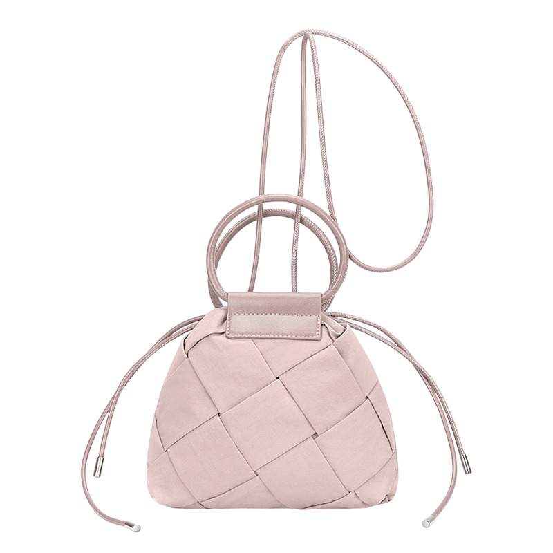 手拎編織包 斜跨包 水桶包 手提包 單肩包 編織包-細節圖2