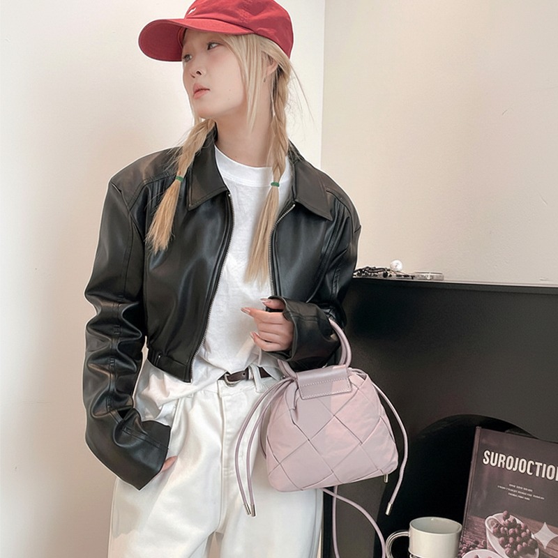 手拎編織包 斜跨包 水桶包 手提包 單肩包 編織包-細節圖8