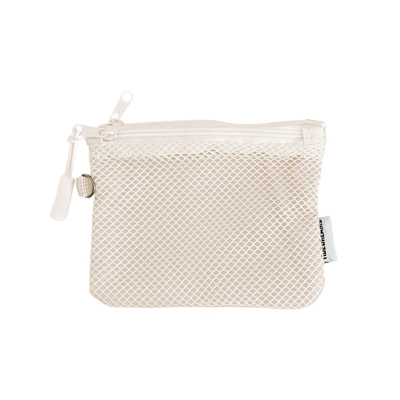 雙拉鍊網袋包 旅行收納 網紗收納包 網袋收納包 迷你收納袋-細節圖2