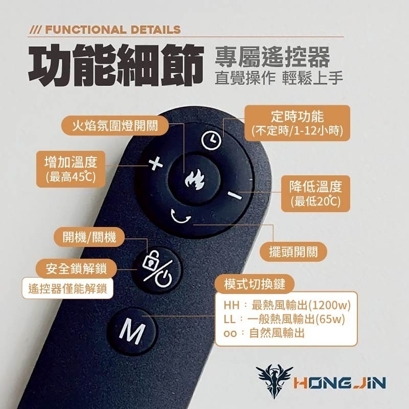 直立式觸控擺頭暖風機 觸控電暖器 陶瓷暖氣機 溫控暖風機 智能電熱器-細節圖9