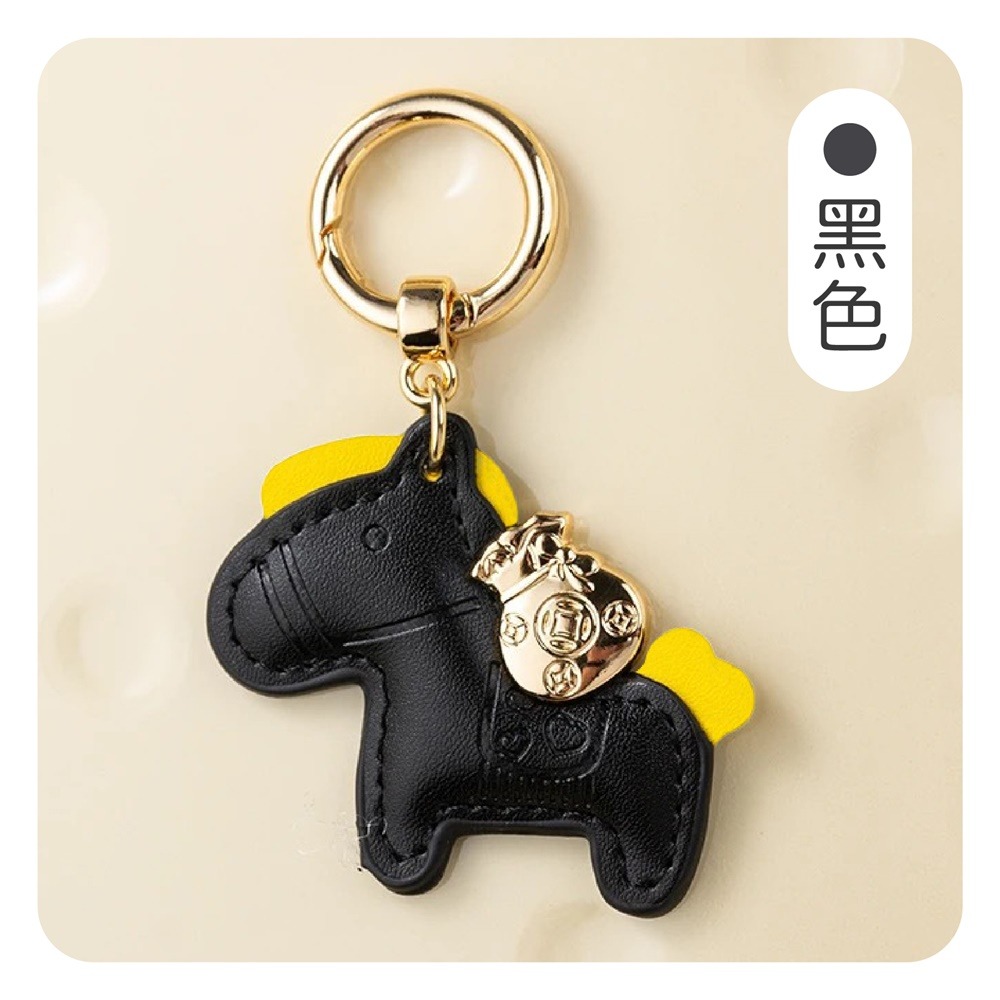 馬上有錢鑰匙圈 可愛馬造型鑰匙圈 馬上有錢 小馬鑰匙圈 馬年吊飾 招財吊飾-規格圖7