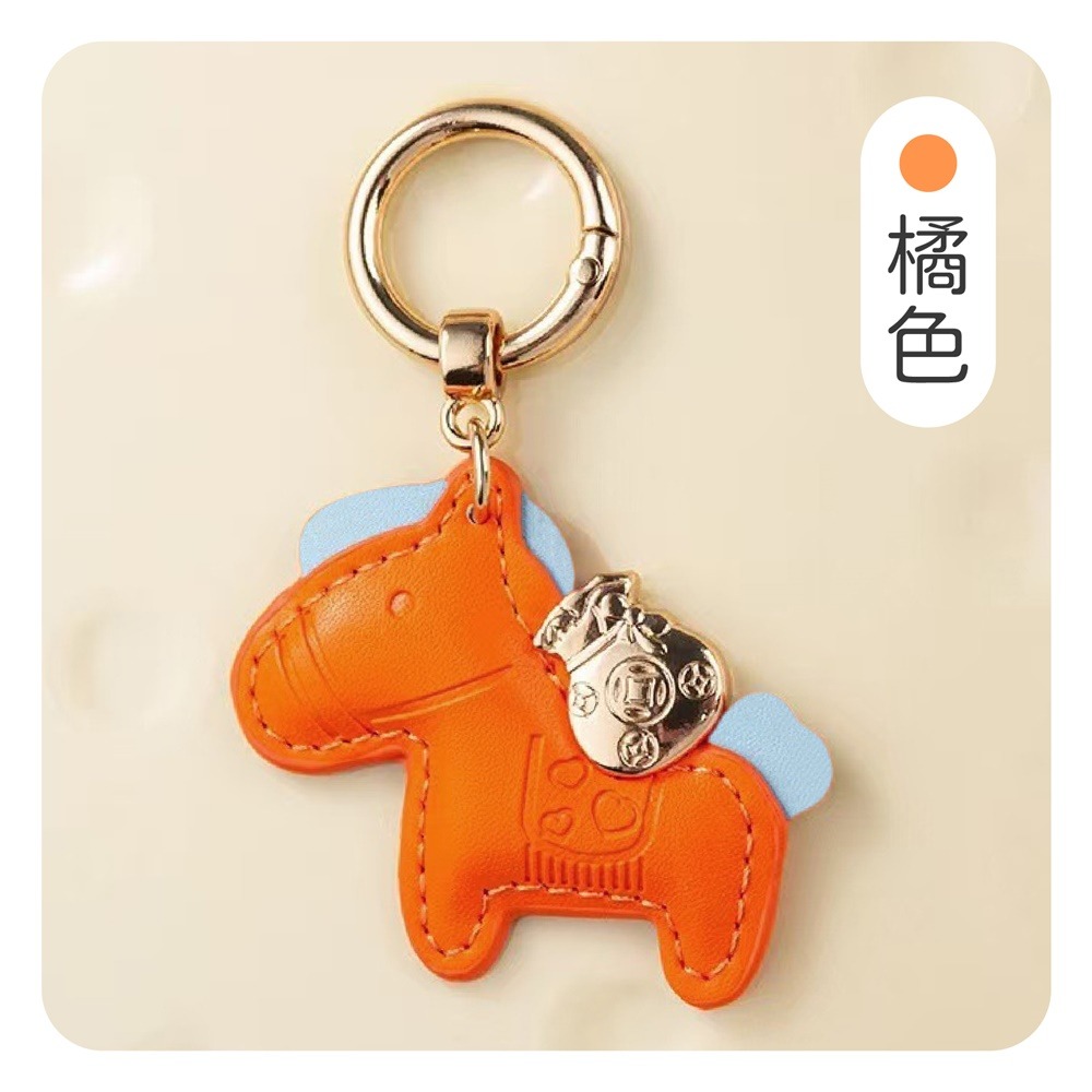 馬上有錢鑰匙圈 可愛馬造型鑰匙圈 馬上有錢 小馬鑰匙圈 馬年吊飾 招財吊飾-規格圖7