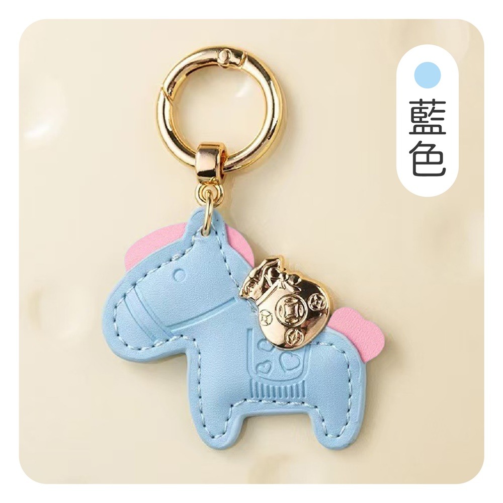 馬上有錢鑰匙圈 可愛馬造型鑰匙圈 馬上有錢 小馬鑰匙圈 馬年吊飾 招財吊飾-規格圖7