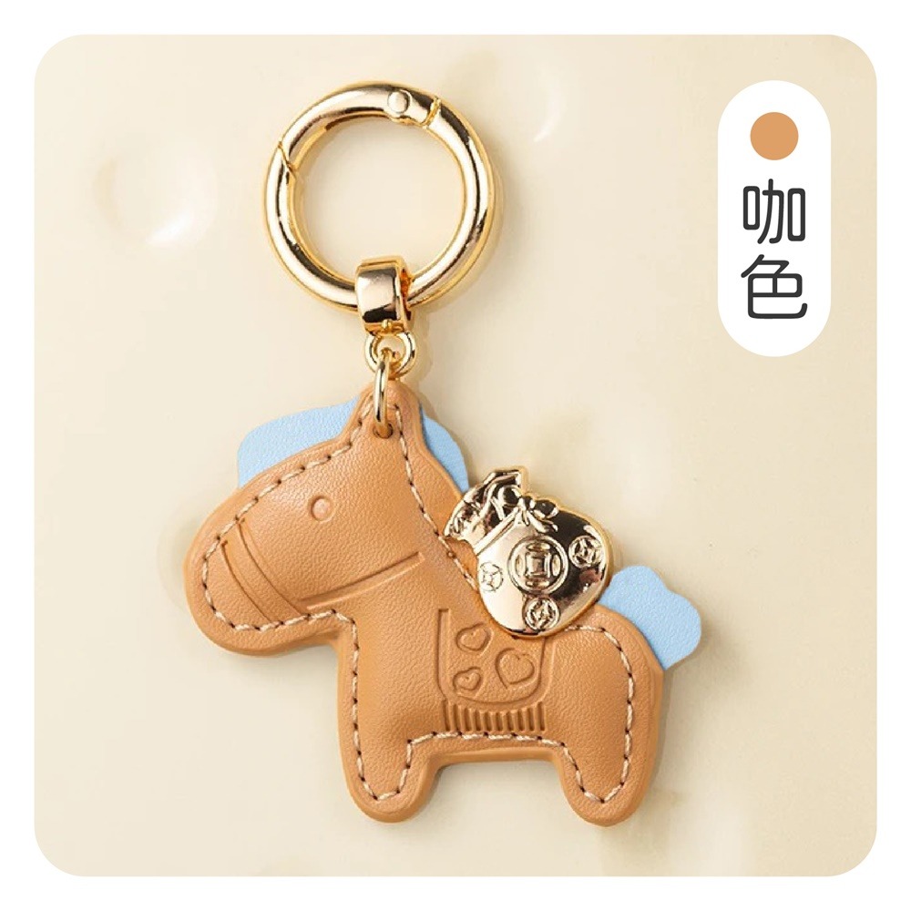 馬上有錢鑰匙圈 可愛馬造型鑰匙圈 馬上有錢 小馬鑰匙圈 馬年吊飾 招財吊飾-規格圖7