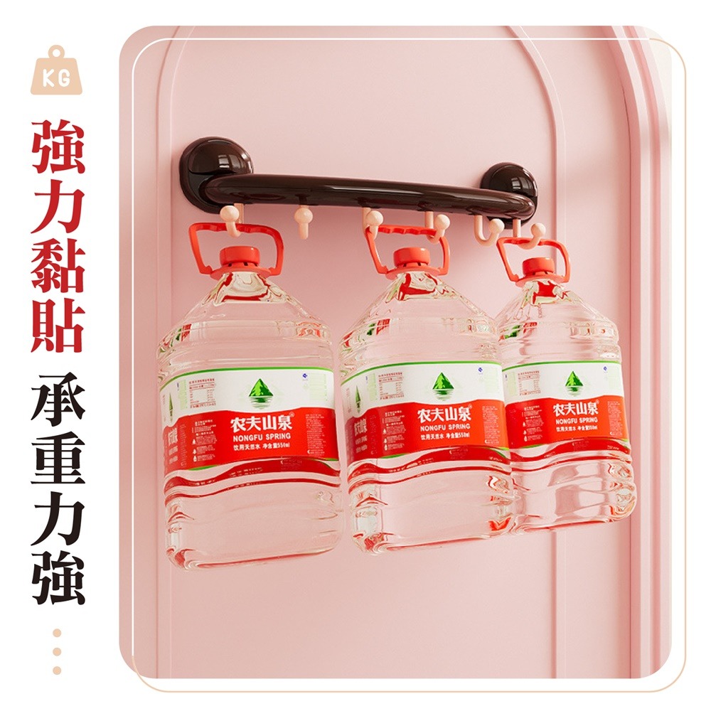 公仔吸盤掛勾架 娃娃吸盤掛勾置物架 圓鼓鼓吸盤掛鉤 吸盤掛鉤置物架 手辦掛勾展示架 可愛簡約掛鉤 吸盤掛鉤-細節圖6
