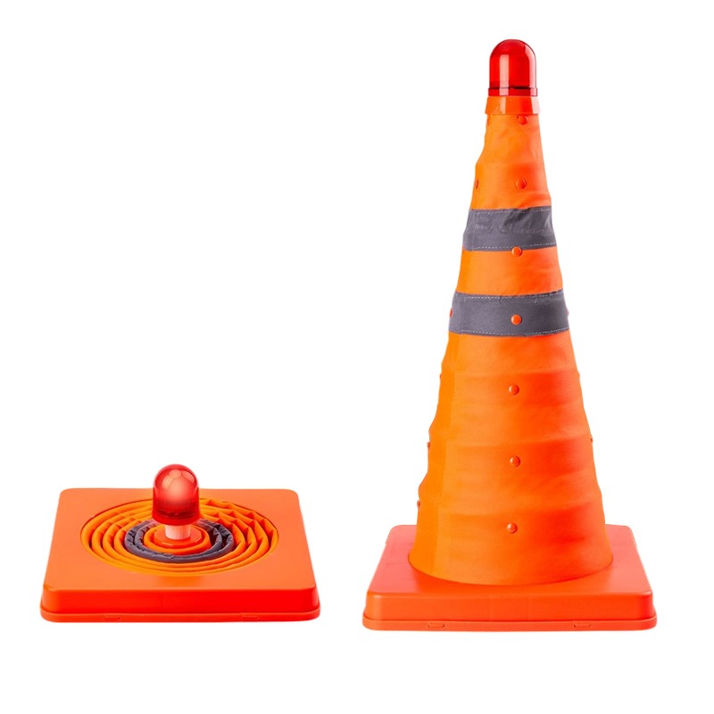 伸縮三角錐 折疊三角錐 反光三角錐 交通三角錐 伸縮交通錐 折疊交通錐 折疊警示錐-細節圖2