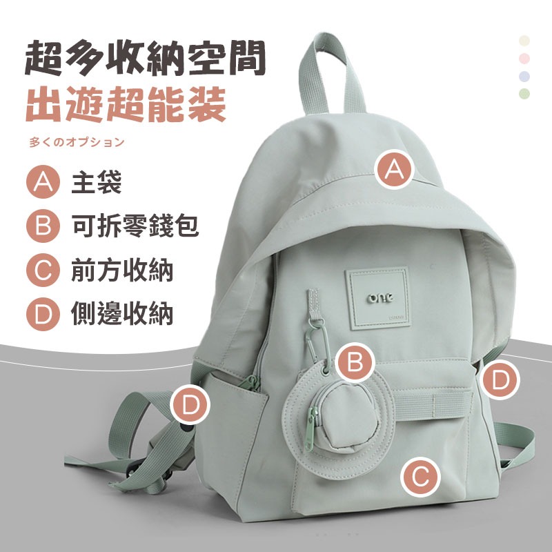 房子造型後背包 旅行背包 大容量背包 防潑水背包 書包-細節圖4