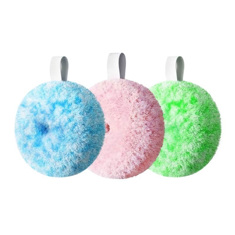 免洗劑清潔球 檯面清潔刷 纖維清潔球 魔力圈清潔球 甜甜圈清潔球-細節圖2