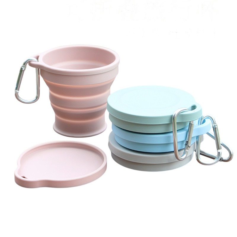 矽膠折疊杯 硅膠折疊杯 馬卡龍矽膠摺疊杯 環保折疊杯 伸縮折疊杯 折疊杯水杯 矽膠摺疊杯 旅行折疊杯-細節圖2