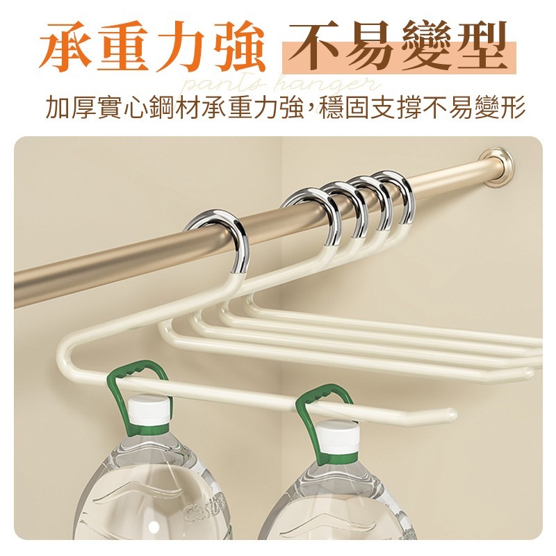 鵝型褲架 Z型衣架 止滑褲架 褲子衣架 萬用褲架 加粗防滑衣架 奈米浸塑褲架 鵝型衣架-細節圖8