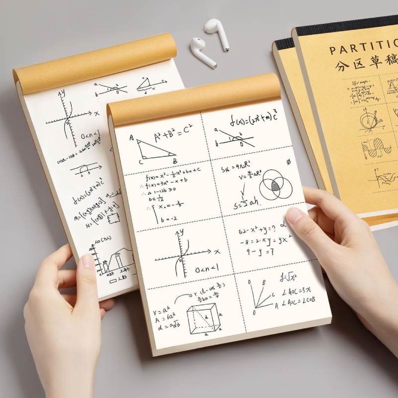 分區草稿本 護眼草稿本 學生用草稿紙 空白計算紙 分區計算紙 草稿本-細節圖11