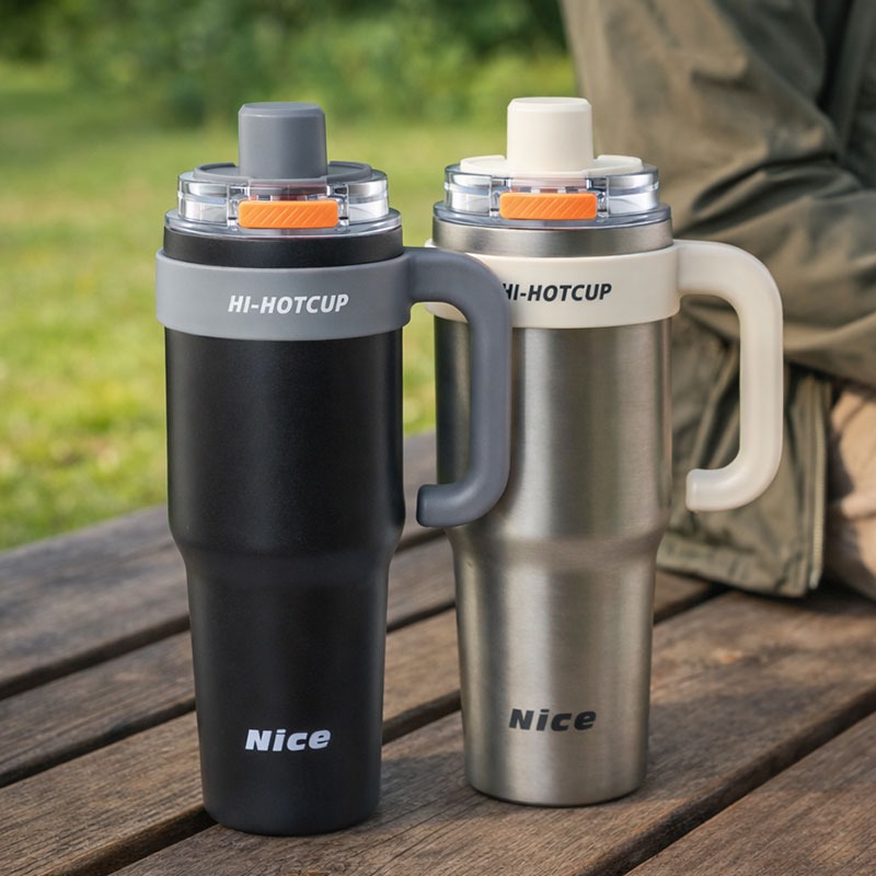 1200ml 彈蓋陶瓷冰壩杯 彈蓋保溫杯 陶瓷保溫瓶 手提冰霸杯 大容量保溫杯-細節圖10