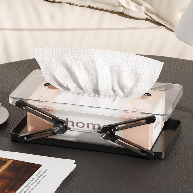 升降彈簧紙巾盒 彈簧收納盒 伸縮紙巾盒 彈簧抽紙盒 彈簧衛生紙盒 面紙盒-細節圖10