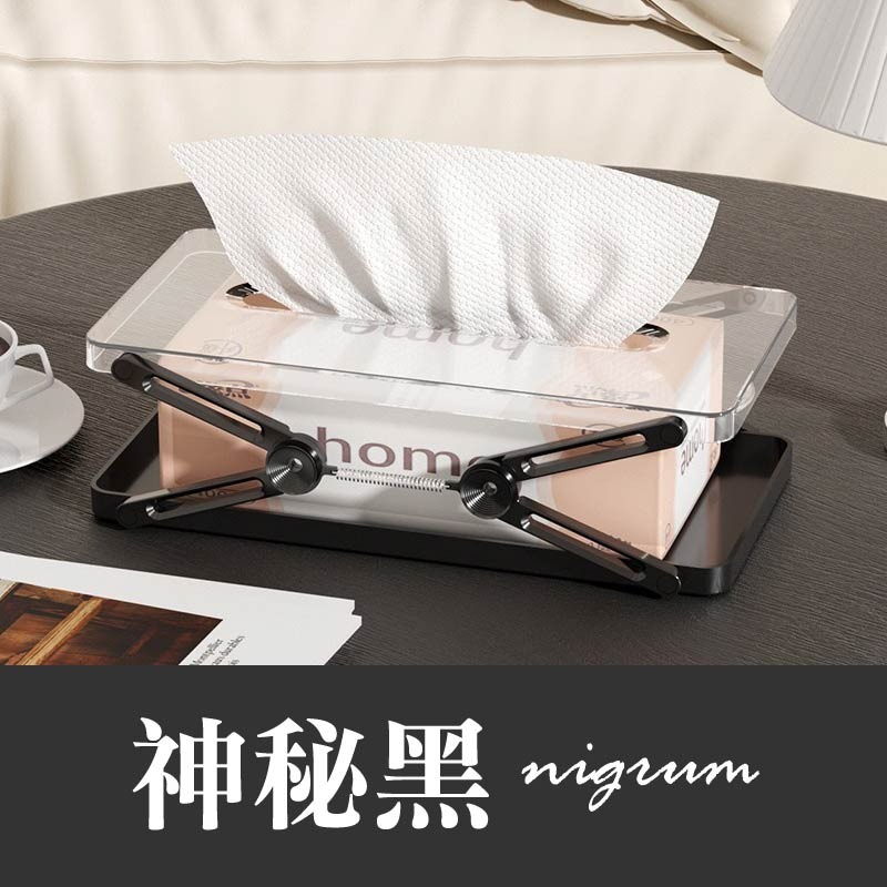 升降彈簧紙巾盒 彈簧收納盒 伸縮紙巾盒 彈簧抽紙盒 彈簧衛生紙盒 面紙盒-規格圖10