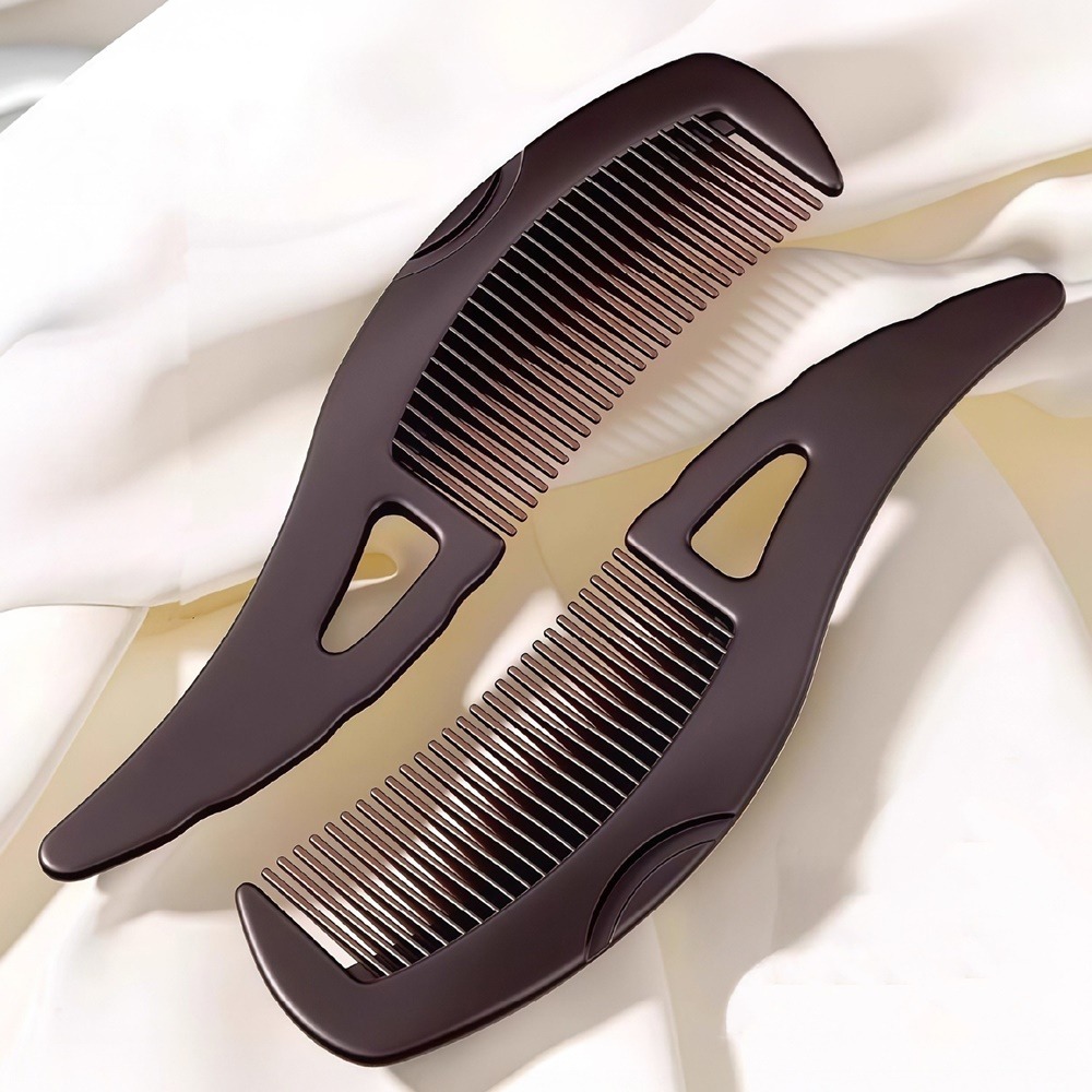 空心能量梳 油頭空心梳 按壓式梳子 油頭專用梳子 控油梳子 空心梳 扁梳 梳子-細節圖9