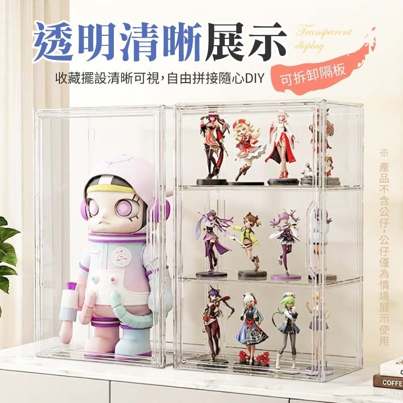 透明壁掛公仔盒 公仔收納盒 壁掛透明收納盒 透明展示盒 透明公仔收納盒 公仔展示盒-細節圖4