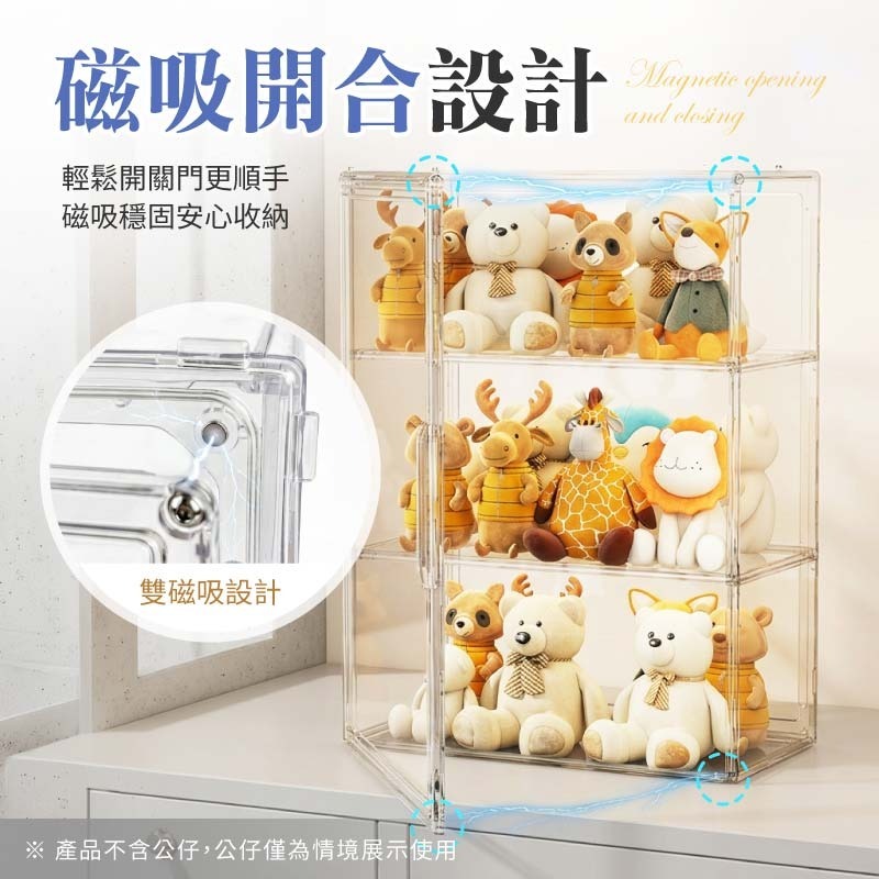 透明壁掛公仔盒 公仔收納盒 壁掛透明收納盒 透明展示盒 透明公仔收納盒 公仔展示盒-細節圖6