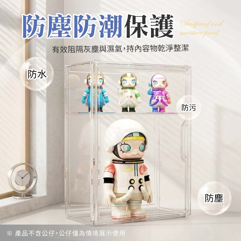 透明壁掛公仔盒 公仔收納盒 壁掛透明收納盒 透明展示盒 透明公仔收納盒 公仔展示盒-細節圖8