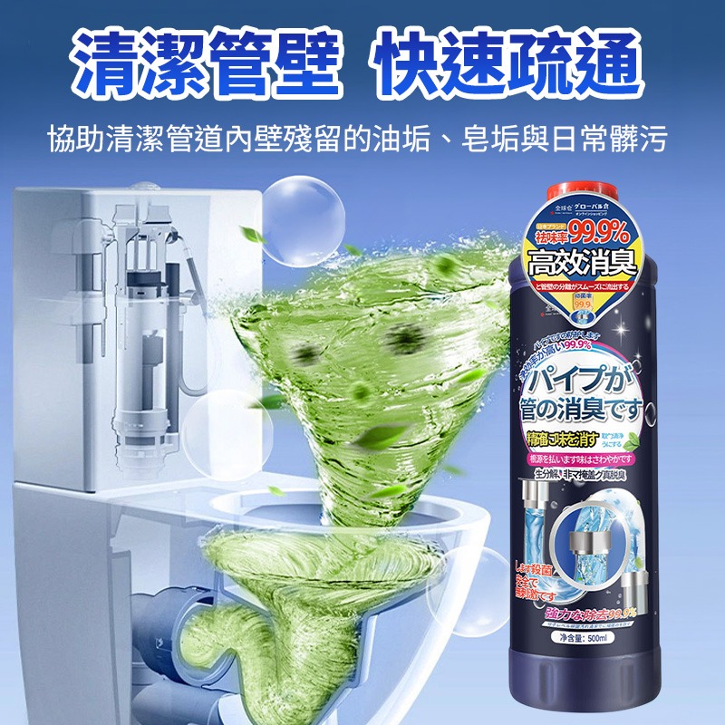 管道除臭劑 下水道除臭劑 排水管除臭 水槽清潔劑 管道去異味 水管清潔劑-細節圖5