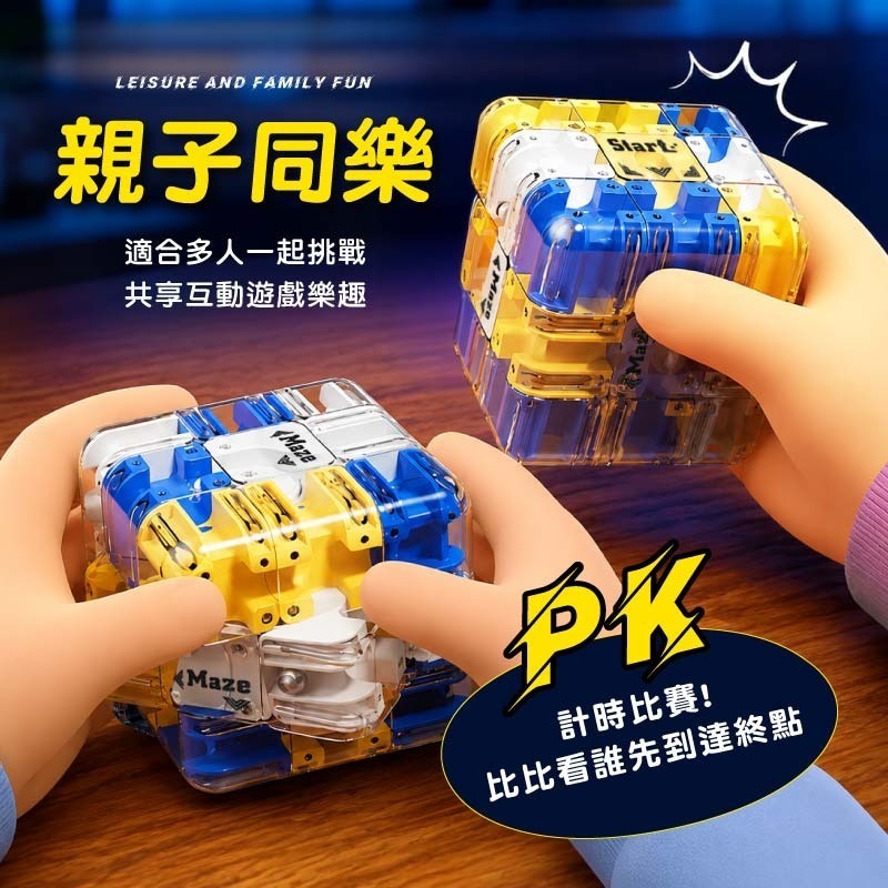 3D滾珠迷宮魔方 魔方滾珠迷宮 滾珠迷宮魔方 立體迷宮魔方 益智滾珠魔方 滾珠魔方-細節圖7