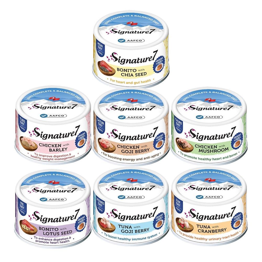 心寵 爆漿肉醬貓主食罐 日享套餐7入組｜貓罐 主食貓罐 Sigmature7-細節圖3