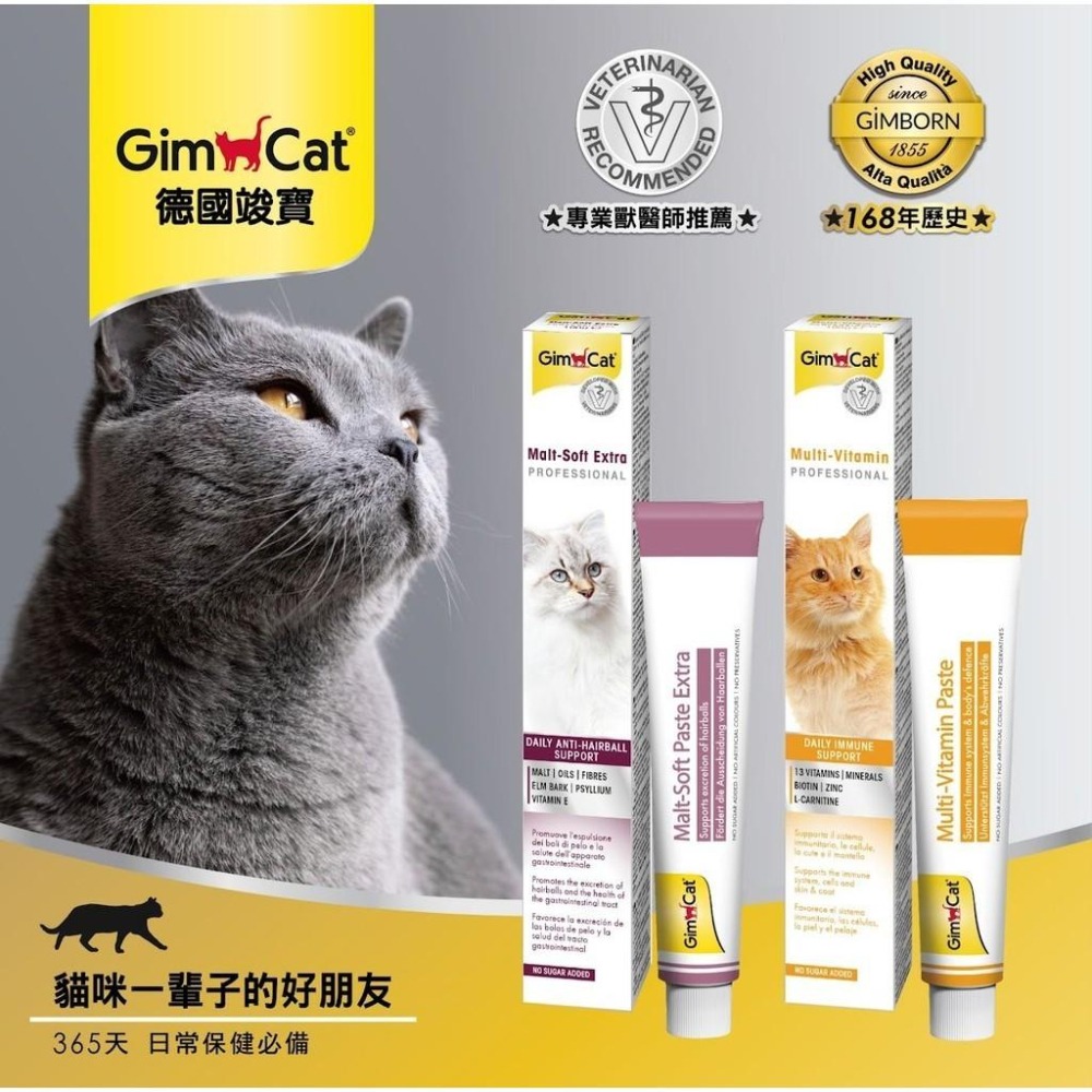 MA國際💎GIMBORN 竣寶-專業獸醫師推薦-麥芽化毛膏20g~200g(加強型)-細節圖2