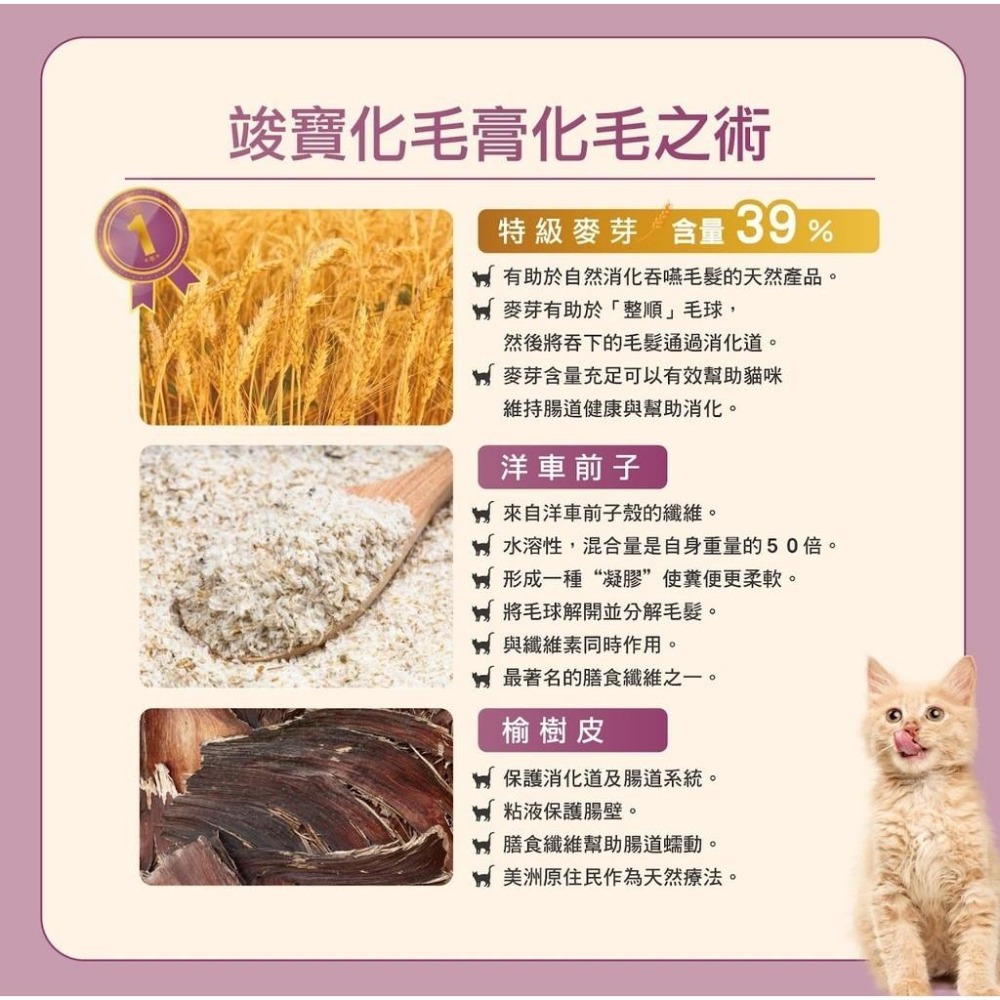 MA國際💎GIMBORN 竣寶-專業獸醫師推薦-麥芽化毛膏20g~200g(加強型)-細節圖7