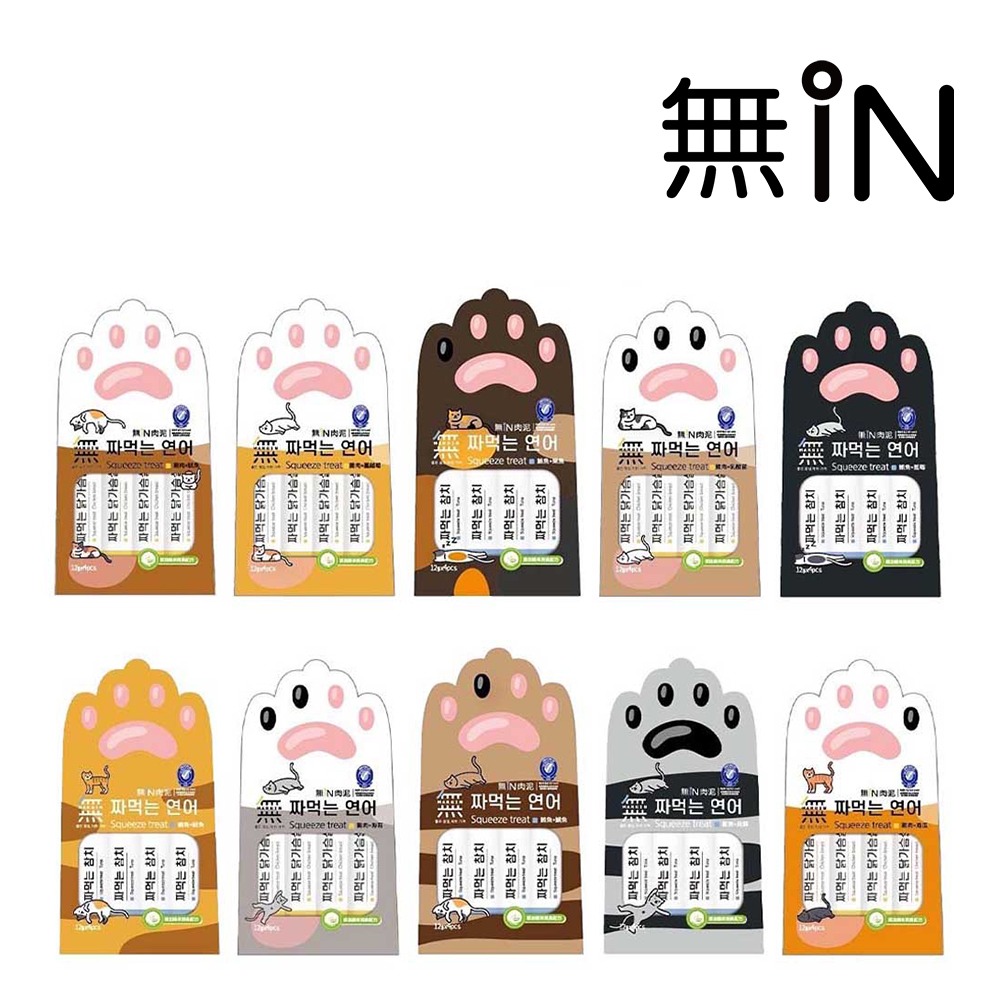 【無IN】韓國原裝進口 無IN肉泥 12gx4條 貓肉泥 韓國肉泥 肉泥 肉泥條 貓零食-細節圖2