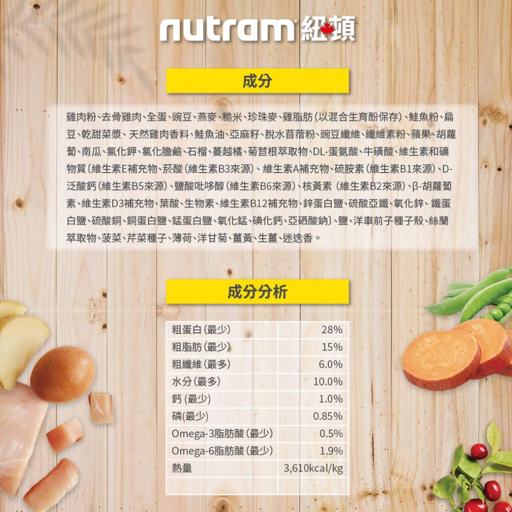【nutram 紐頓】專業理想系列成貓配方 I12/I17/I19 - 1.13kg-細節圖7