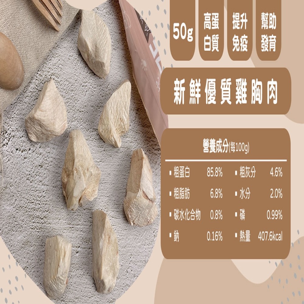 【想比比】100%原肉犬貓凍乾零食｜飯飯美味升級 - 25g~50g-細節圖4